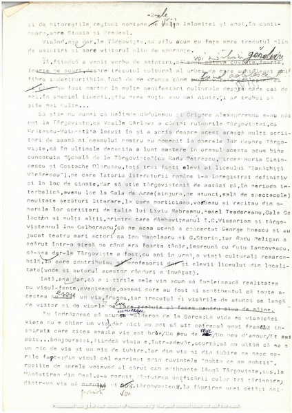 M-1253-2 - Tabletă de scriitor. THEODOR NICOLIN